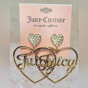 Juicy Couture Heart Signature Earrings